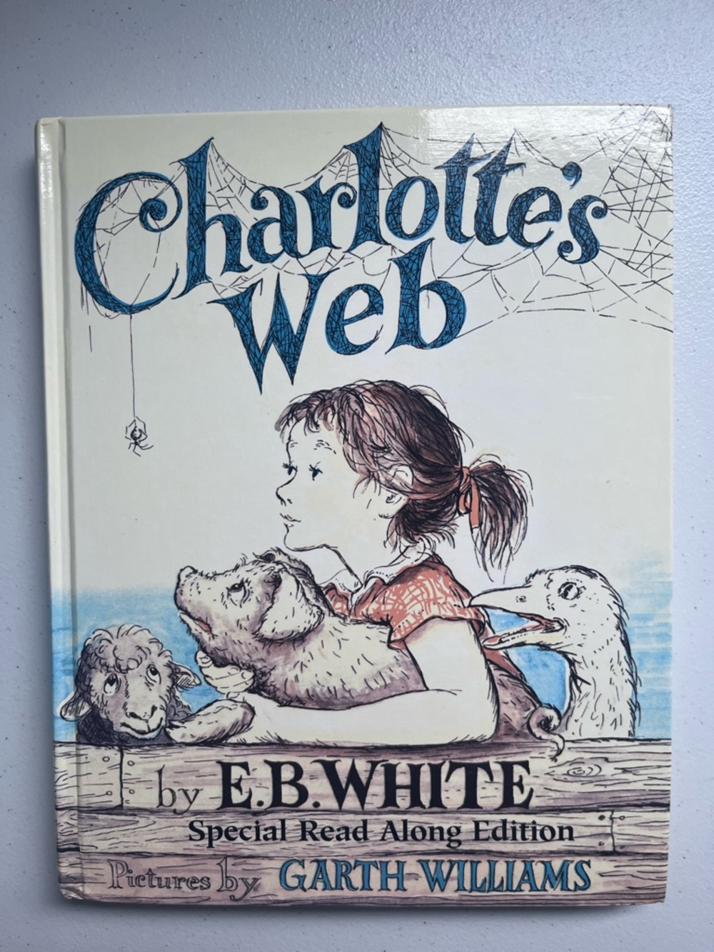 Vintage 1997 Charlotte’s Web Special Read-Along Edition Hardcover
